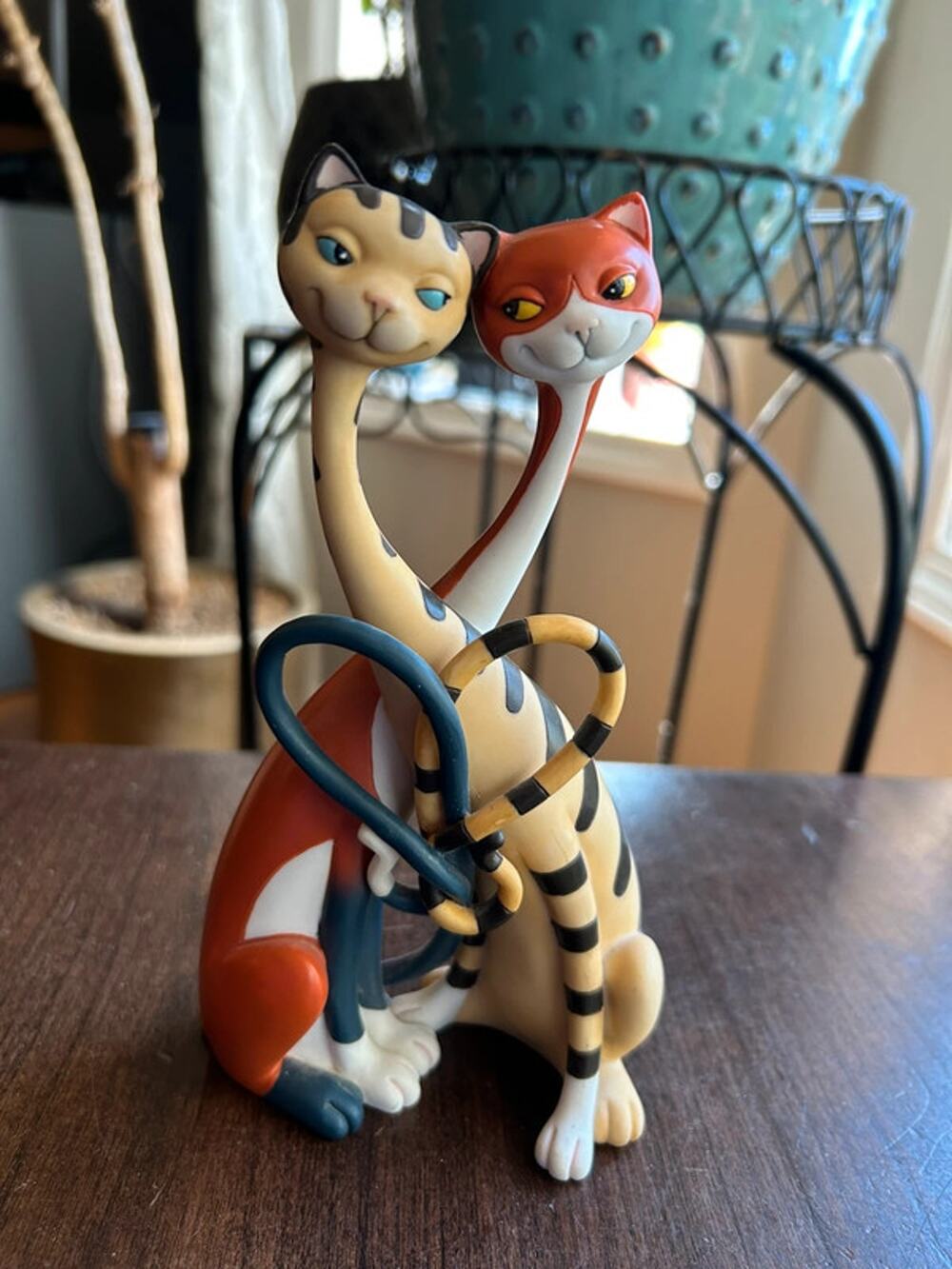 Vintage Cool Cats The Love Knot Border Fine Arts by Toni Goffe 2004 A4432